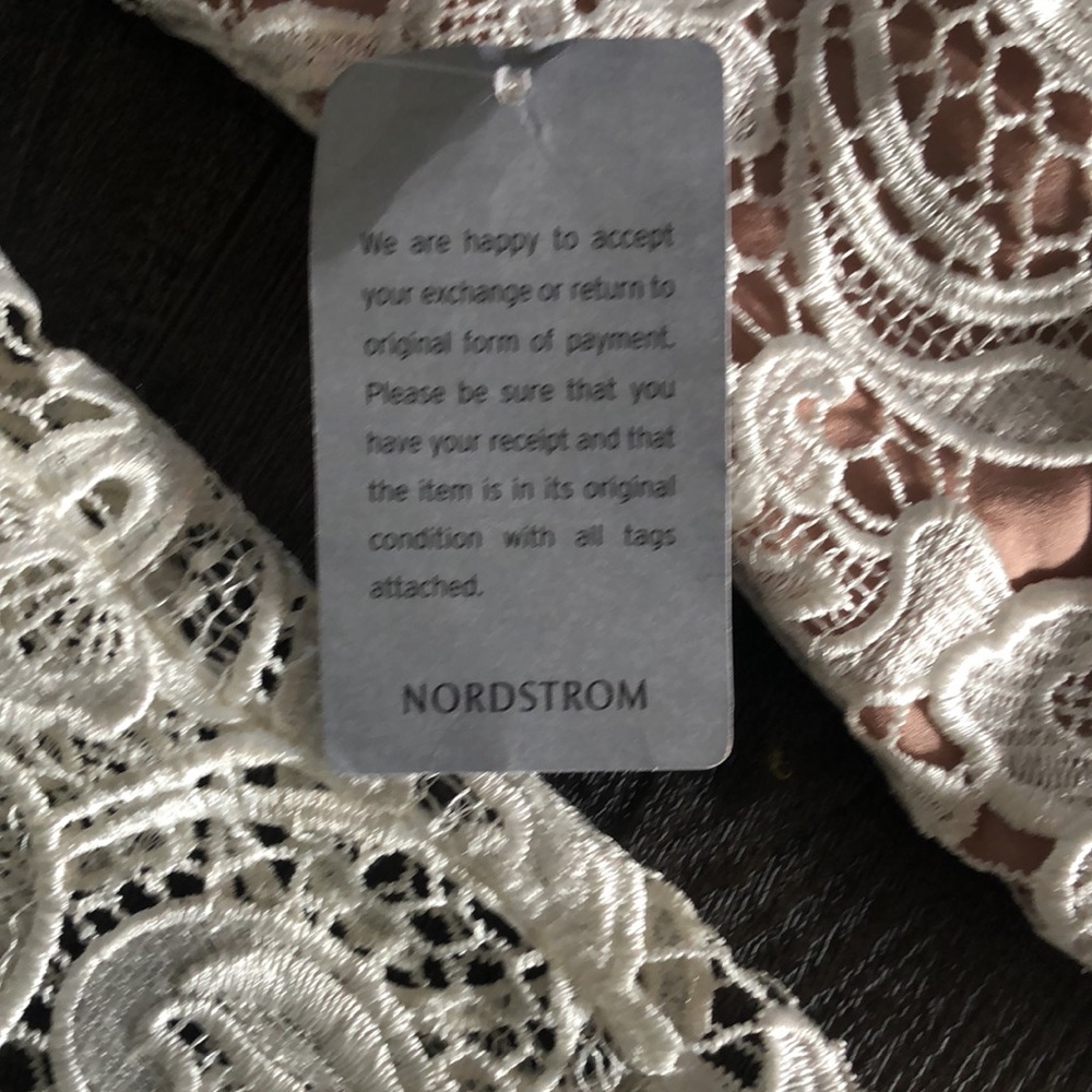 NWT DRESS THE POPULATION Lace Dress (S) - Ivory - Picture 7 of 14